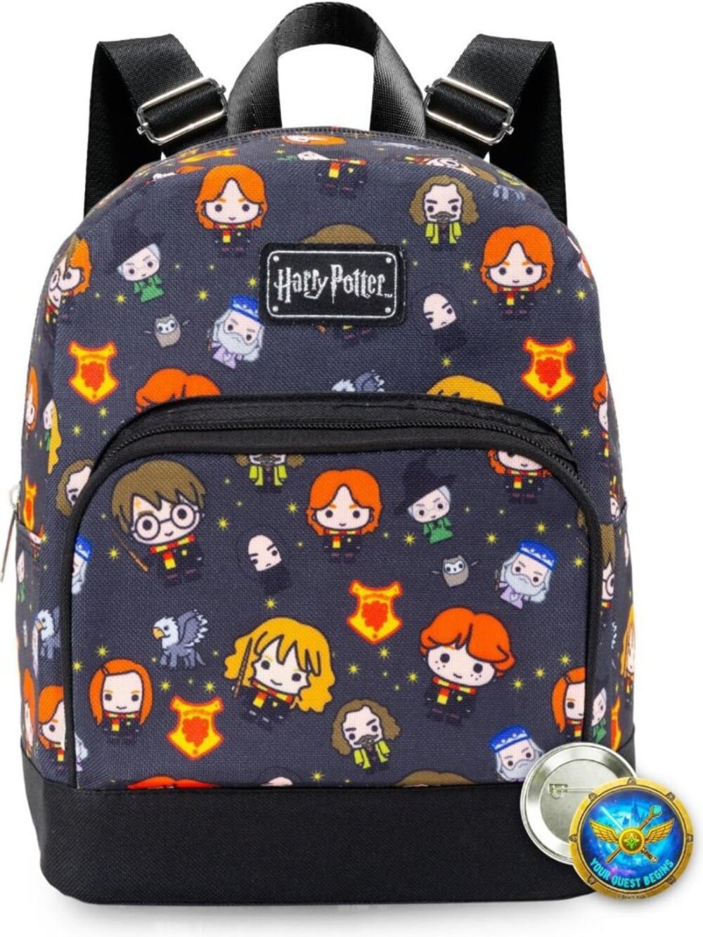 Exclusive 10" Mini Backpack | Woven Small Bag with Front Pocket for All Ages